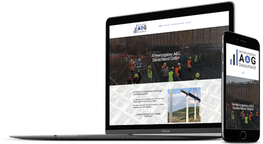 Webdesign Bauunternehmen Bewehrungsbau