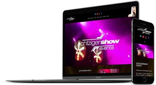 Webdesign Event Veranstaltungen Events Veranstalter DJ
